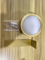 lampe murale led or moderne télécommande éclairage quotidien fixée mur