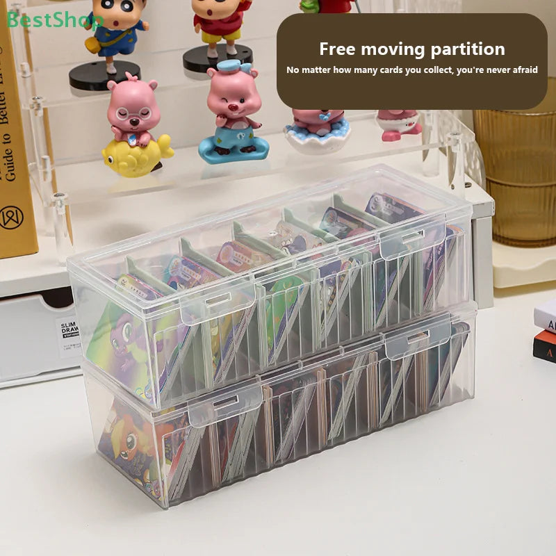 boîte rangement transparente cartes collection modifiables modernes organisateur électroniques câbles gọn lại: