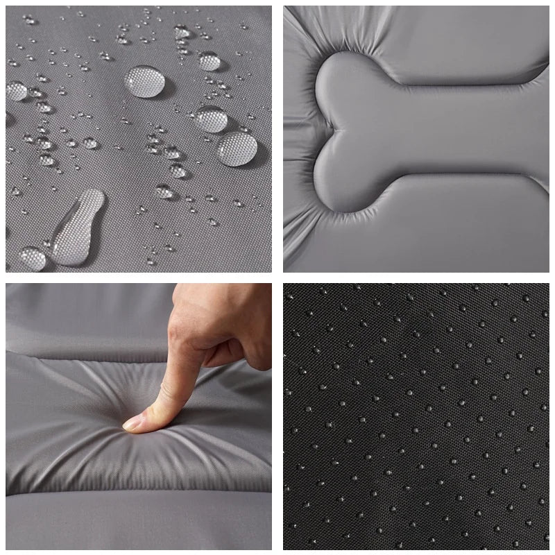 tapis imperméable chiens solide beige gris oxford moderne nettoyage xl