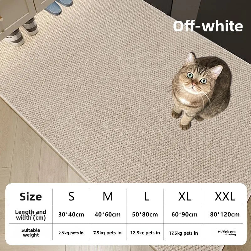 tapis chats sisal marron clair moderne antidérapant stable gratter griffes chat taille xl