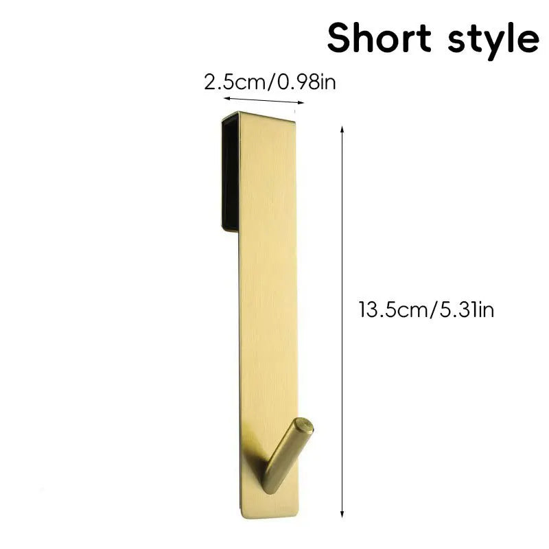 porte serviettes mural noir argent doré lisse finition métallique moderne minimaliste adhésif serviettes gant