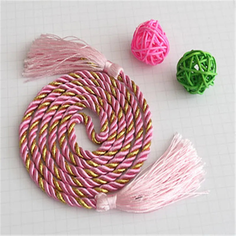 rideaux accessoires cordon pompons fibre naturelle animaux motifs fleurs pastorale