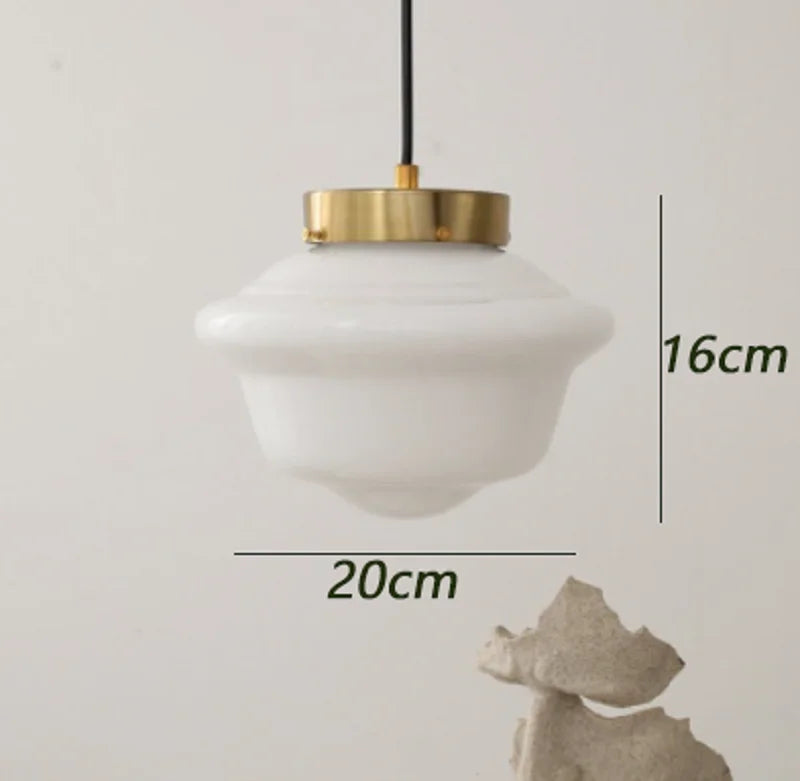 Suspension lumineuse industrielle verre texturé blanc doré bois chambre salon