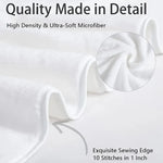 ensemble serviettes bain coton blanc broderie dorée monogramme luxe spa sport sport