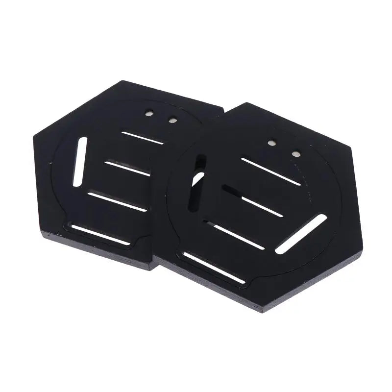 présentoir support médaille noir hexagonal moderne ligne blanche bois décoration muriale compétition gymnastique