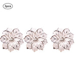bagues dorées fleurs diamants simulés élégantes modernes anneau ajustable set pièces