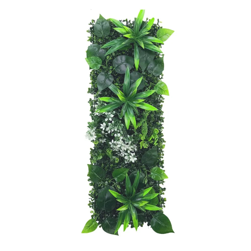 panneau mural végétal artificiel décoration maison feuilles fleurs moderne naturel tapis eucalyptus sans arrosage