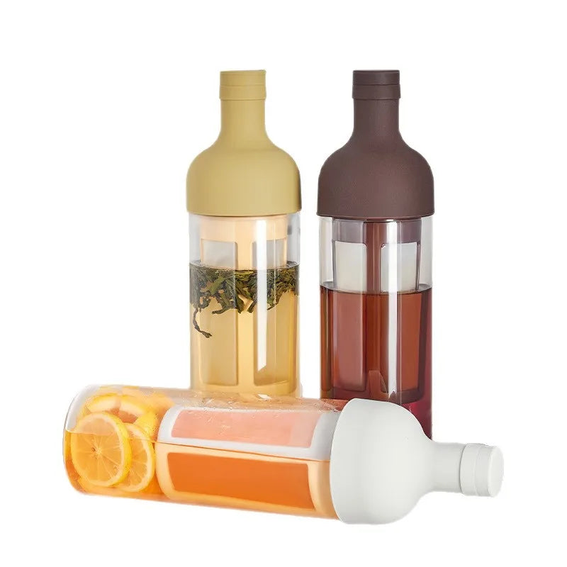 filtre moderne verre transparent facile nettoyer marron beige détachable minimaliste base support bouchons