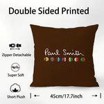 housse coussin multicolore rayures horizontales contemporain non toxique polyester fixations