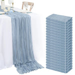 nappes longues décoratives plissées couleurs lilas rose beige semi transparentes romantique table runners