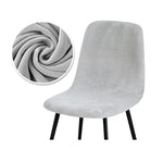 chaise moderne velours uni bleu marine marron violet orange rose pâle