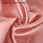 serviettes table rose pâle satinées modernes fêtes mariages extérieur