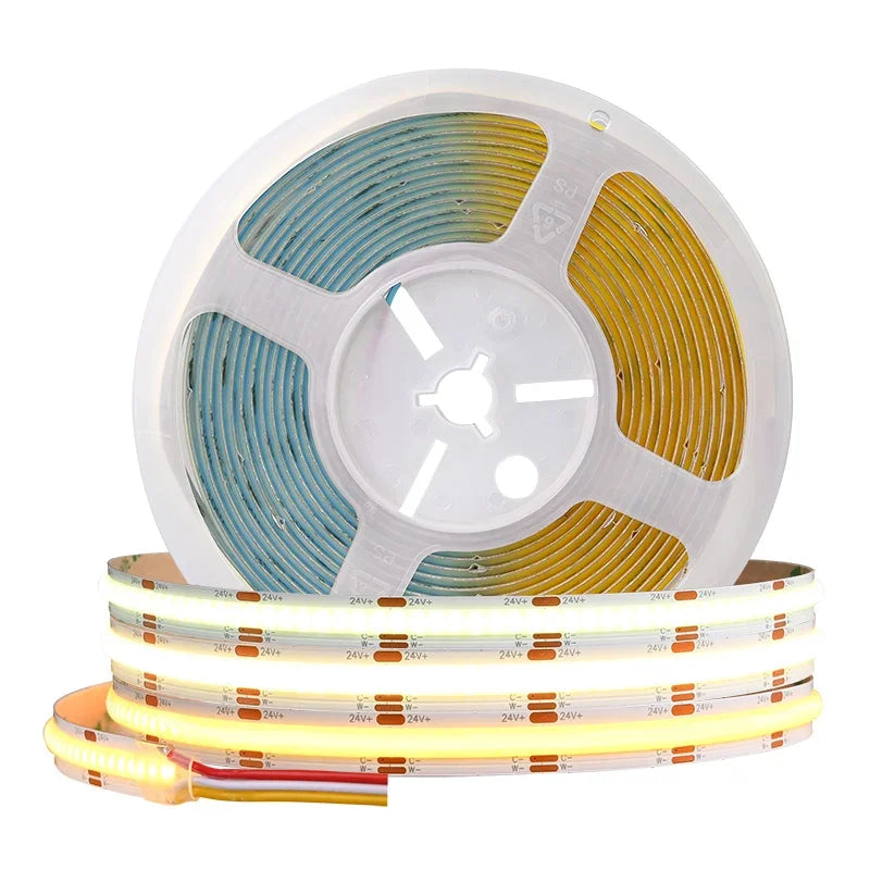 ruban led flexible blanc moderne adhésif haute luminosité 2700k 6500k 12v 24v minimaliste