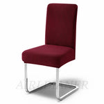 housse chaise marron clair jacquard polyester moderne protection extérieure intérieure mariage banquette