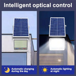 lampe solaire moderne blanc bleu carreaux noirs ip67 led murale télécommandeextérieur jardin