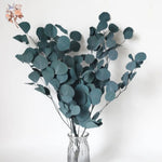 décoration intérieure bouquet fleurs séchées eucalyptus feuilles pomme naturel vert violette moderne mariage maison
