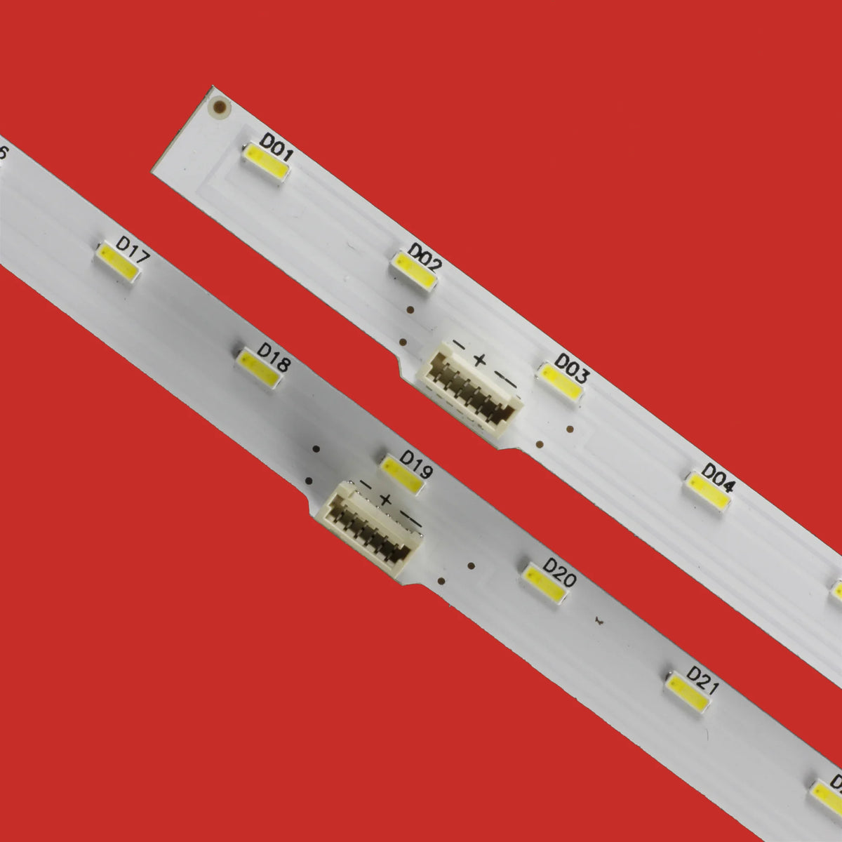 ruban led blanc moderne 465mm connecteurs electriques diodes led
