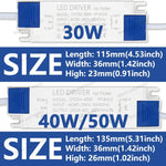 adaptateur alimentation led 10w 20w 30w 40w 50w transformateur éclairage dc2442v ac85265v panel light