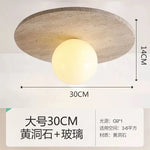 lampe moderne bois brun texture naturelle marbrée opaque fixations vis inclusées 20cm 25cm 30cm