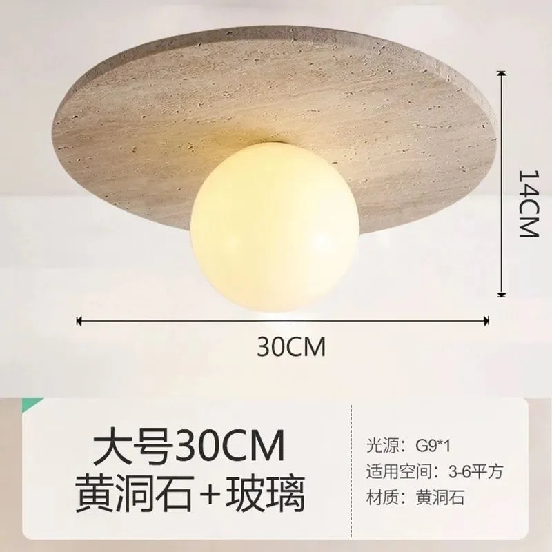 lampe moderne bois brun texture naturelle marbrée opaque fixations vis inclusées 20cm 25cm 30cm