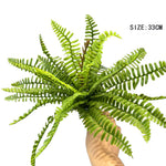 plantes artificielles fougère herbe perse accessoires muraux décoration moderne extérieur intérieur vert brun minimalistes
