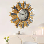 Horloge murale silencieuse pour décoration intérieure vue de face