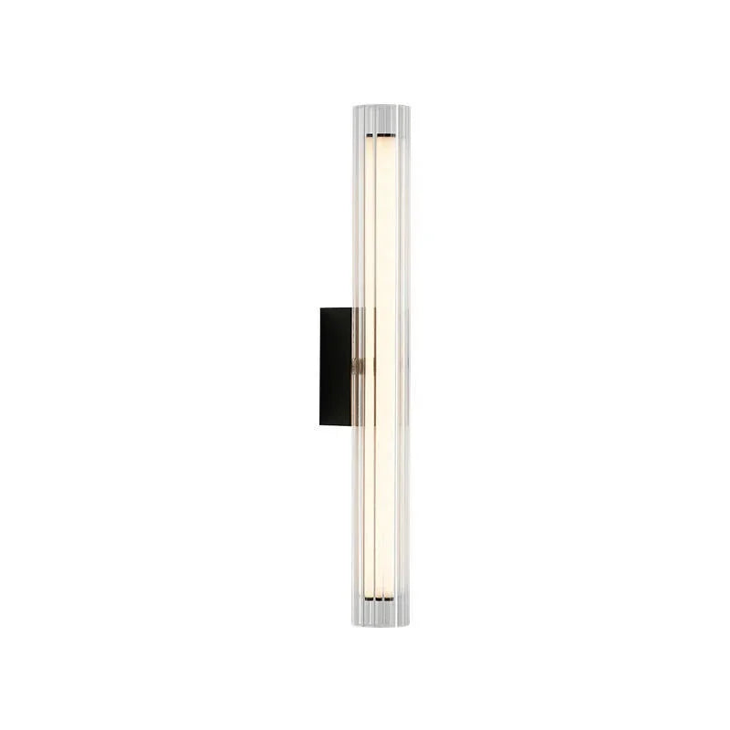 applique murale moderne minimaliste noir blanche argentée fixation murale translucide chambre coucher