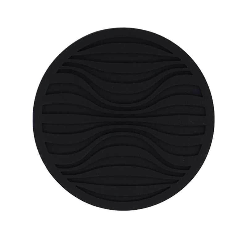 protector pad silicone moderne rayures bleu gris vert noir respectueux environnement 10cm