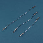 clips métalliques flexibles argentés minimaliste décoration maison bricolage vase cylindrique coupelles fleurs artificielles