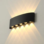 lampe murale led moderne noire éclairage quotidien toucher marche arrêt cuisine chambre salon étude