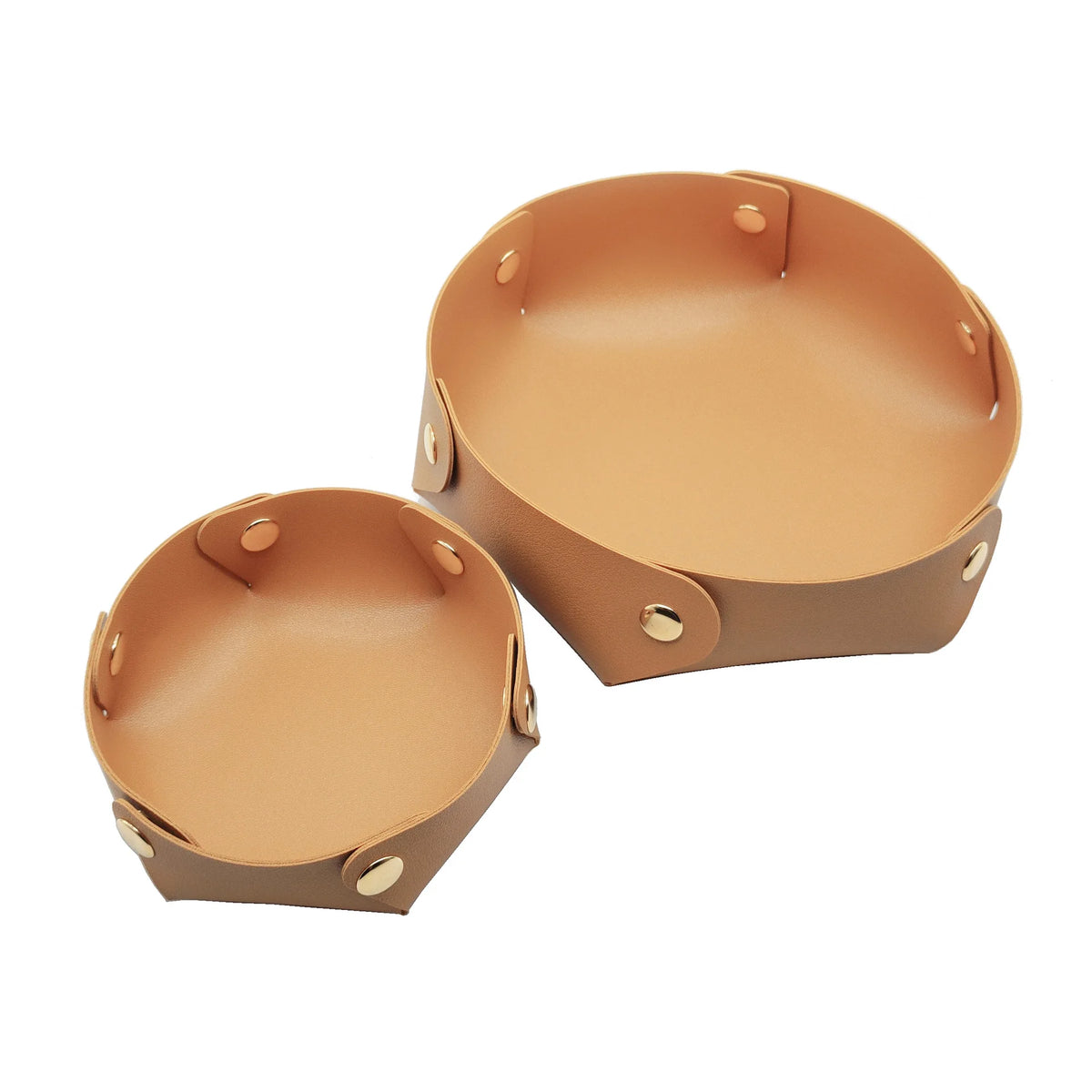 coasters cuir pliables multi usages modernes rose pâle rouge noir vert gris orange dorés