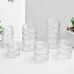 boîte rangement pot crème transparent moderne sans fixation 5g 18mm 31mm