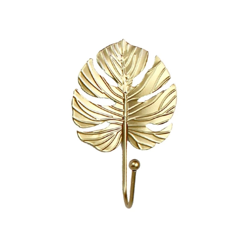 porte clés feuilles dorées moderne vert ornemental décoration chambre vert doré