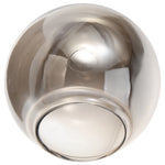 abat jour boule verre transparent moderne salle manger chambre salon