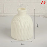 vases modernes texturés couleurs blanc vert rouge rose orange décoration intérieure extérieure minimaliste