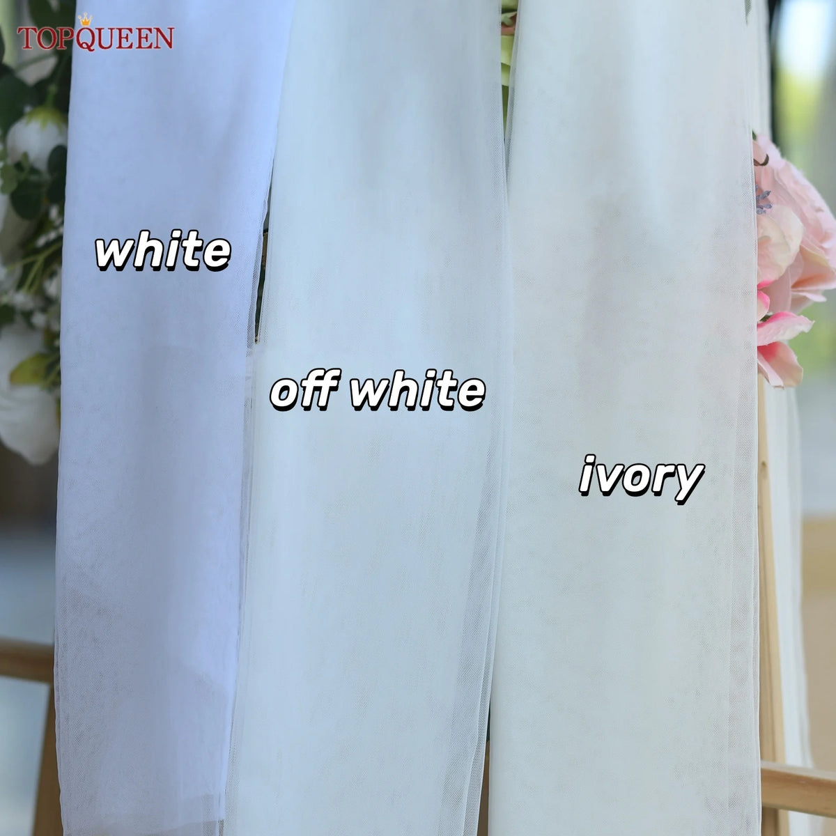 voile mariée blanc cristal bord transparent classique soirée