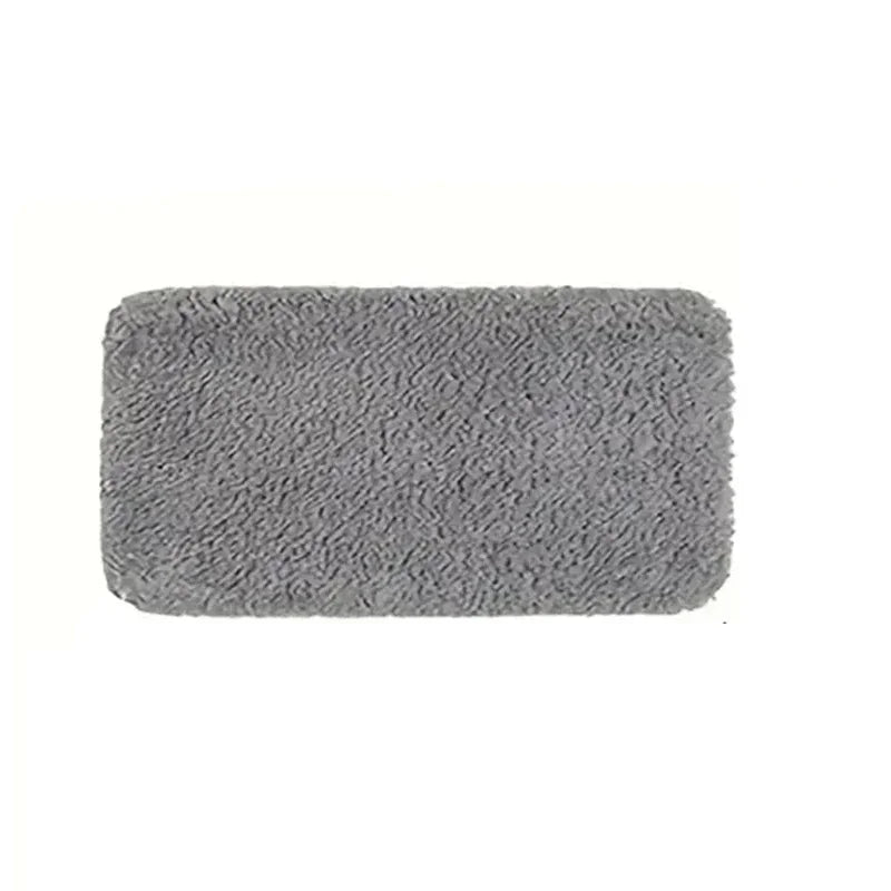 tapis bain gris antidérapant absorption eau épais moderne cheveux longs lavable durable sol
