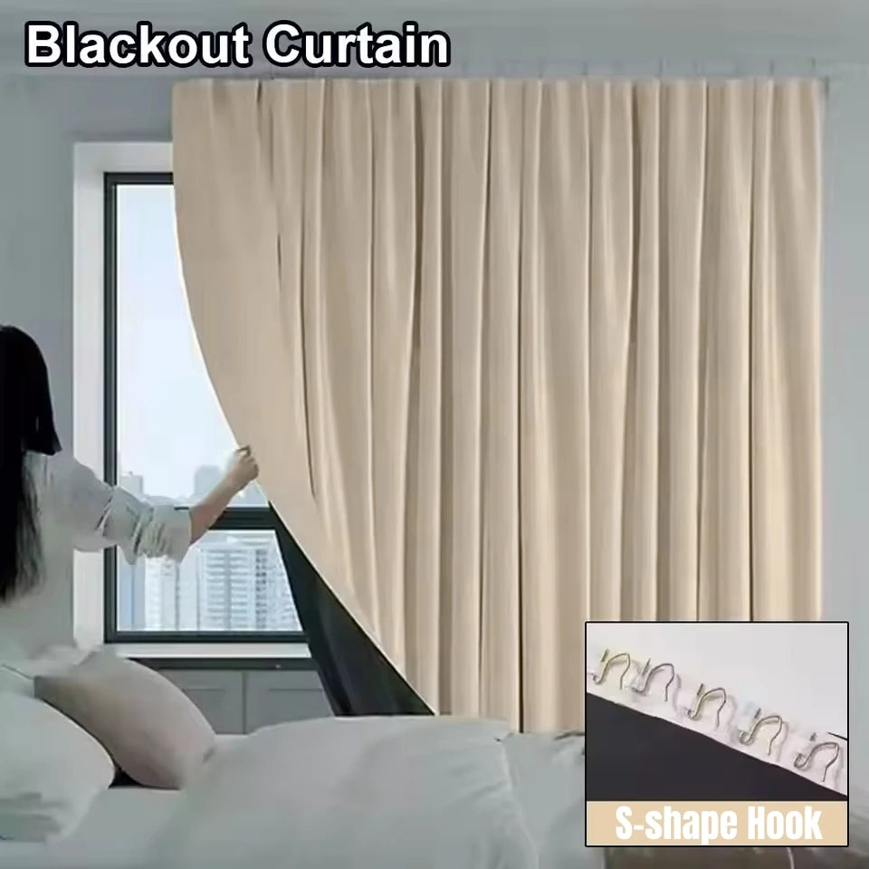 rideaux occultants moderne tissu texturé opacité totale øillets gris clair minimaliste thermal isolation 140cm
