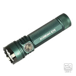 lampe poche rechargeable led noire 30w intense stroboscope auto défense texturée moderne