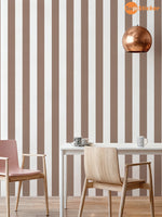 papier peint rayé moderne jaune blanc violet marron adhésif auto collant amovible décoration mur