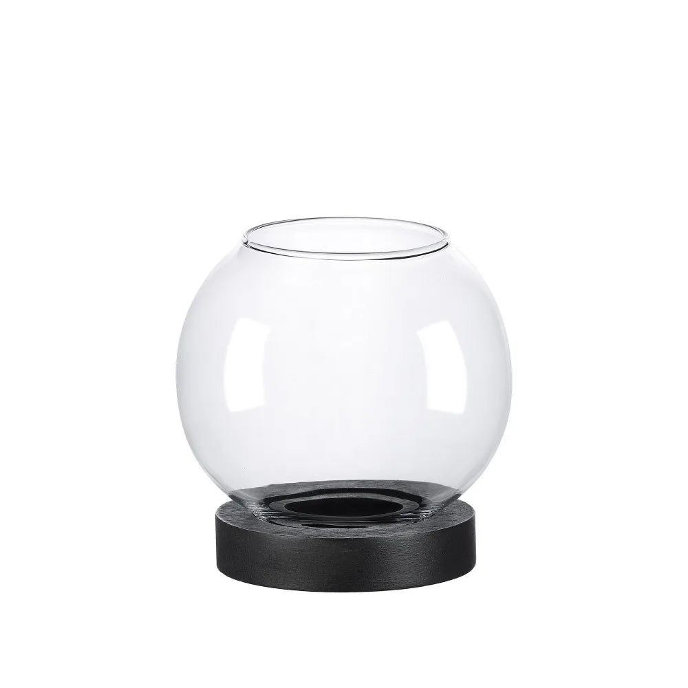 lampe huile transparente moderne sans motif décoration intérieure bougie verre haute qualité(style nordique)