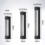 applique murale moderne aluminium noir dorées ip55 33cm 43cm 63cm led 110v240v