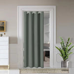 rideau moderne uni polyester opaque gris vert violet orange maison hospitalité
