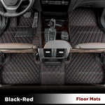 tapis sol coffre cuir mercedes benz ml w164 2008 2011 luxe noir