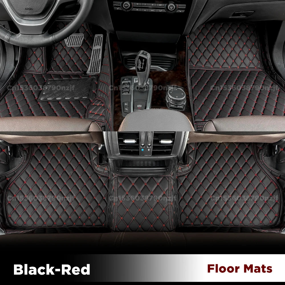 tapis sol coffre cuir mercedes benz ml w164 2008 2011 luxe noir