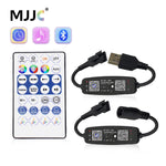 contrôleur bande led bluetooth ws2812 rgb 30w 5v 24v dc modernes noires lumineuses