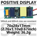 circuit intégré électronique moderne 500mA 600mA led driver 12v 18v 3w dc36 65v vert