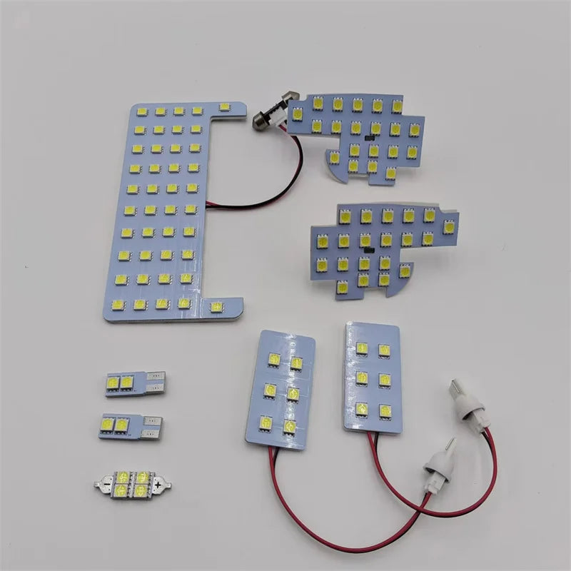 ampoules led blanc modernes adhésives voiture carrés lumineuses câbles connecteurs