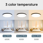 lampe moderne blanc 18w 20w 30w 220v éclairage quotidien ultrafine led