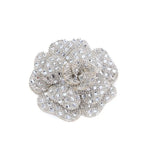 broches fleurs relief strass couleur bleue rose marron adhésif élégantes vêtements accessoires mode classiques